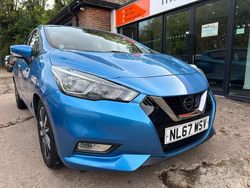 Blue Used 2017 Nissan Micra Acenta Hatchback | £5,395 (Fair price)