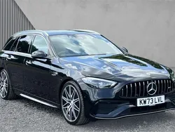 Black Used 2023 Mercedes C43 AMG Premium Plus Estate | £47,789 (Good price)