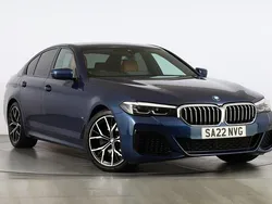 Blue Used 2022 BMW 520 M Sport Sedan | £28,250 (Fair price)