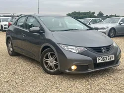 Grey Used 2013 Honda Civic ES Hatchback | £1,981 (Fair price)