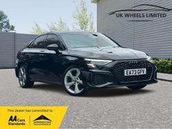 Black Used 2023 Audi A3 S-Line Sedan | £21,990 (Fair price)