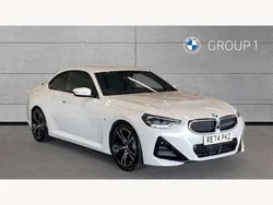 Mineral white Used 2024 BMW 220 M Sport Coupe | £30,995 (Fair price)