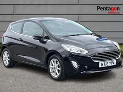 Shadow black Used 2018 Ford Fiesta Zetec Hatchback | £7,995 (Fair price)