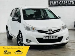 White Used 2013 Toyota Yaris Multidrive S Hatchback | £5,500 (A bit pricey)