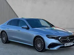 Metallic paintwork hightech silver Used 2023 Mercedes E200 AMG Line Premium Plus Sedan | £51,064 (Expensive)