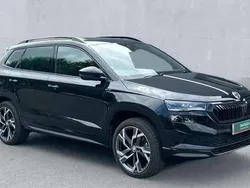 Black Used 2024 Skoda Karoq SportLine SUV | £31,450 (Fair price)