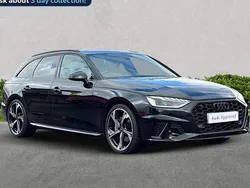 Black Used 2024 Audi A4 Black Edition Estate | £33,779 (A bit pricey)