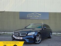 Blue Used 2017 Mercedes E220 AMG line Estate | £13,295 (Good price)