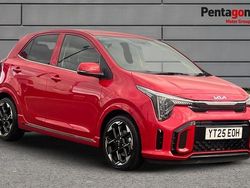 Red Used 2025 Kia Picanto GT-Line Hatchback | £16,388 (Fair price)