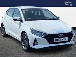 White Used 2021 Hyundai i20 SE Hatchback | £10,588 (Fair price)