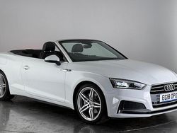 White Used 2018 Audi A5 Cabriolet S-Line Cabriolet | £16,100 (Fair price)