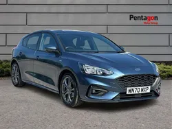 Blue Used 2020 Ford Focus ST-Line Hatchback | £12,995 (Fair price)