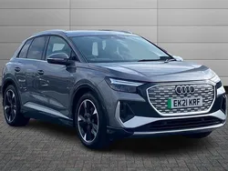 Grey Used 2021 Audi Q4 e-tron S-Line SUV | £25,650 (Fair price)