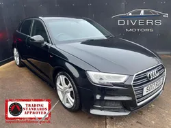 Black Used 2017 Audi A3 S-Line Hatchback | £11,695 (Fair price)