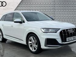 White Used 2022 Audi Q7 S-Line SUV | £40,630 (Fair price)