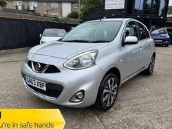 Silver Used 2013 Nissan Micra Tekna Hatchback | £4,650 (Fair price)