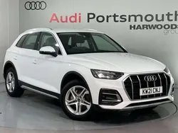White Used 2021 Audi Q5 Sport SUV | £26,490 (Fair price)