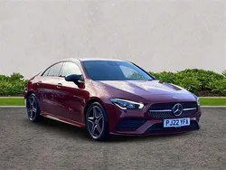 Red Used 2022 Mercedes CLA200 AMG Line Premium Coupe | £23,200 (Fair price)