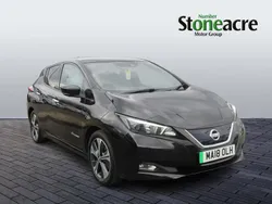 Black Used 2018 Nissan Leaf Hatchback | £8,495 (Fair price)
