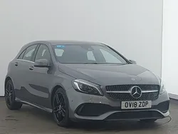 Grey Used 2018 Mercedes A180 AMG Line Premium Hatchback | £14,798 (Fair price)