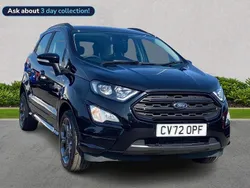 Black Used 2022 Ford Ecosport ST-Line SUV | £13,295 (Fair price)