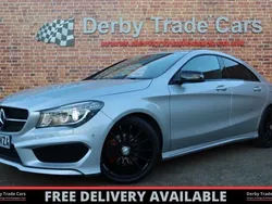 Silver Used 2014 Mercedes CLA200 AMG Sedan | £12,490 (Fair price)