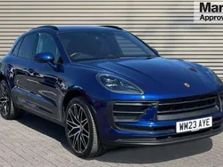 Blue Used 2022 Porsche Macan SUV | £54,637 (Fair price)