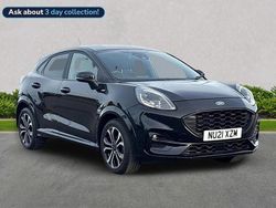 Black Used 2021 Ford Puma ST-Line Hatchback | £12,468 (Fair price)