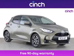 Bronze Used 2021 Toyota Yaris Hybrid Design Hatchback | £13,399 (Fair price)