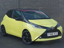Yellow Used 2017 Toyota Aygo X-cite Hatchback | £6,998 (Fair price)