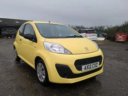 Yellow Used 2012 Peugeot 107 Access Hatchback | £1,995 (Fair price)