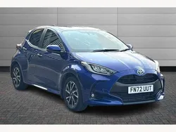 Blue Used 2022 Toyota Yaris Hybrid Design Hatchback | £16,695 (Good price)