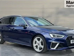 Blue Used 2021 Audi A4 S-Line Estate | £25,466 (A bit pricey)