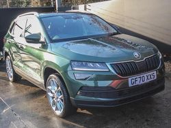 Green Used 2020 Skoda Karoq SUV | £19,295 (A bit pricey)