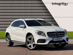 White Used 2018 Mercedes GLA200 AMG line SUV | £15,500 (Fair price)