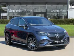 Blue Used 2023 Mercedes EQE350 AMG line Sedan | £58,500