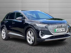 Black Used 2024 Audi Q4 e-tron S-Line SUV | £34,995 (Fair price)