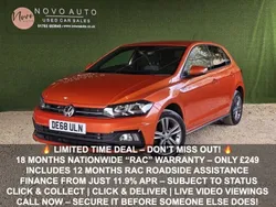 Orange Used 2018 VW Polo R-line Hatchback | £11,190 (Fair price)