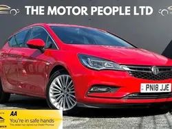 Red Used 2018 Vauxhall Astra Elite Hatchback | £6,495 (Fair price)