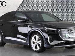 Black Used 2022 Audi Q4 e-tron S-Line SUV | £25,680 (Fair price)
