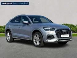Silver Used 2021 Audi Q5 Sportback S-Line SUV | £32,316 (Fair price)