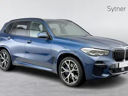 Blue Used 2021 BMW X5 M Sport SUV | £40,500 (Fair price)
