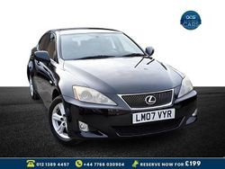 Black Used 2007 Lexus IS220d Sedan | £2,500