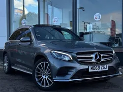Grey Used 2018 Mercedes GLC250 AMG line SUV | £24,995 (Expensive)