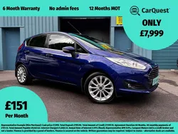 Blue Used 2015 Ford Fiesta Titanium X Hatchback | £7,999 (A bit pricey)