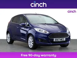 Blue Used 2017 Ford Fiesta Titanium Hatchback | £8,349 (Fair price)