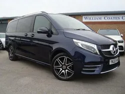 Blue Used 2022 Mercedes V300 AMG line MPV | £51,950 (Good price)