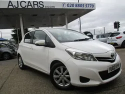 White Used 2012 Toyota Yaris Multidrive S Hatchback | £8,995 (Expensive)