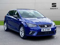 Blue Used 2021 Seat Ibiza FR Hatchback | £11,702 (Fair price)
