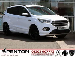 White Used 2018 Ford Kuga ST-Line X SUV | £13,590 (Fair price)